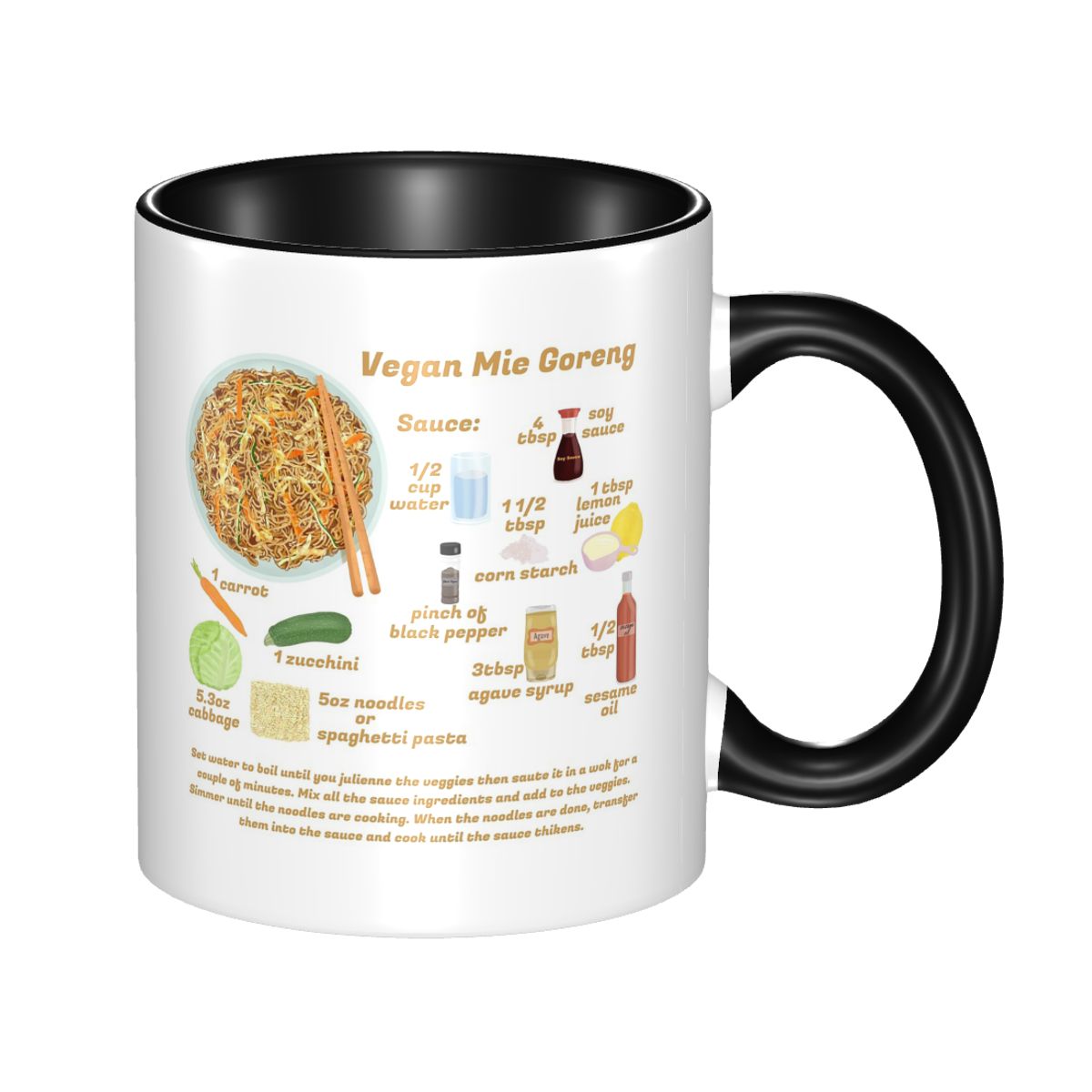 Coffee Tea Recipe - Mie Goreng Indomie Indonesian Recipe Vegan