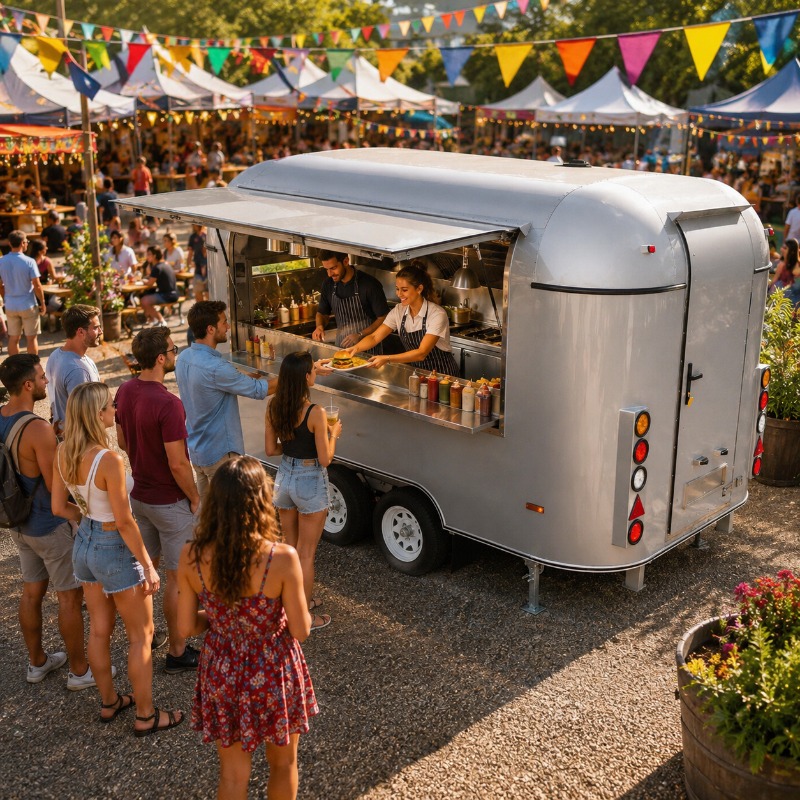Coffee Tea Equipment - Food Truck Mobile with Kitchen Fully