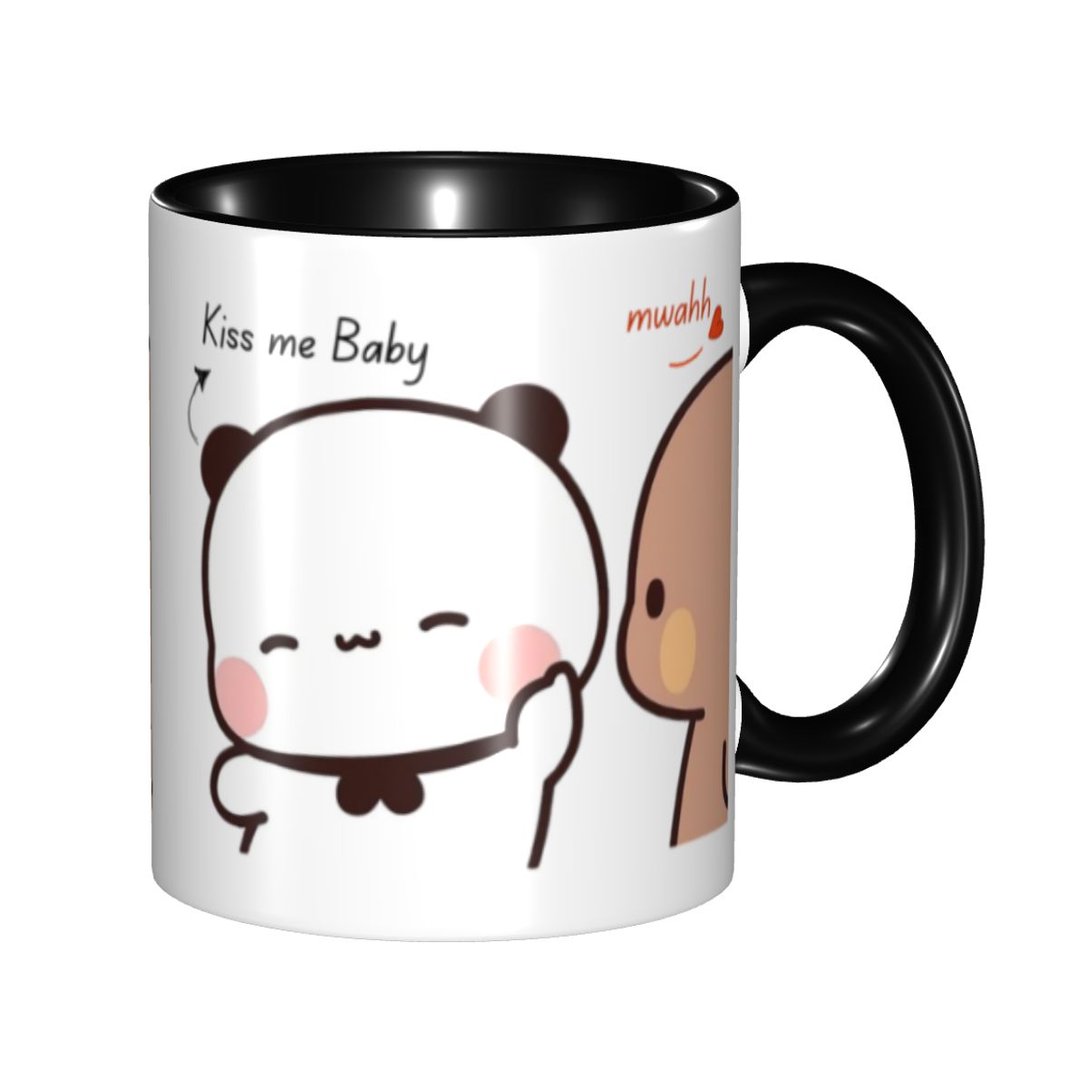 Coffee Tea And Me - Personalized Kiss Me Baby Mwah Bubu