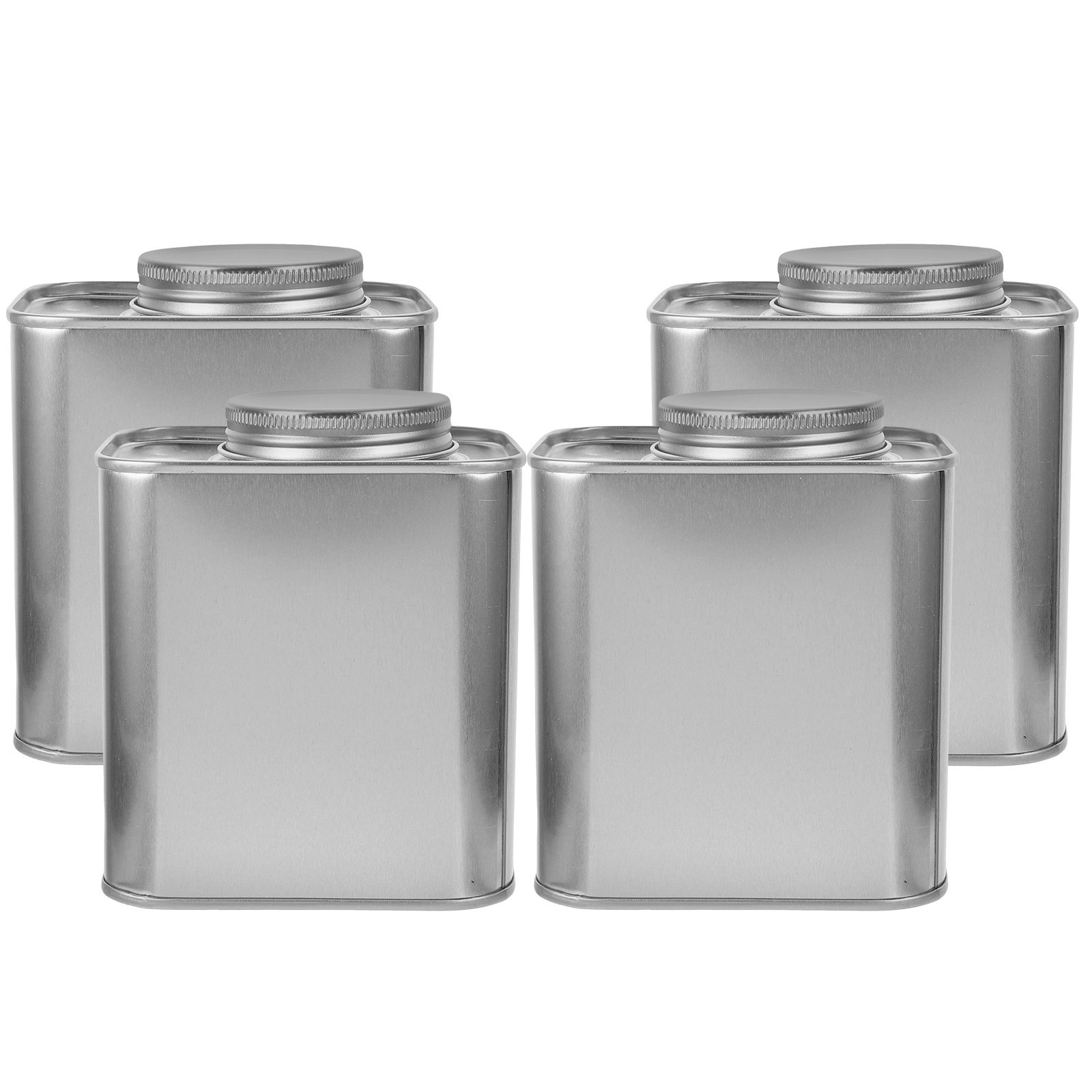 Coffee Tea And Bean Leaf - 4Pcs Coffee Bean Storage Canisters Tinplate
