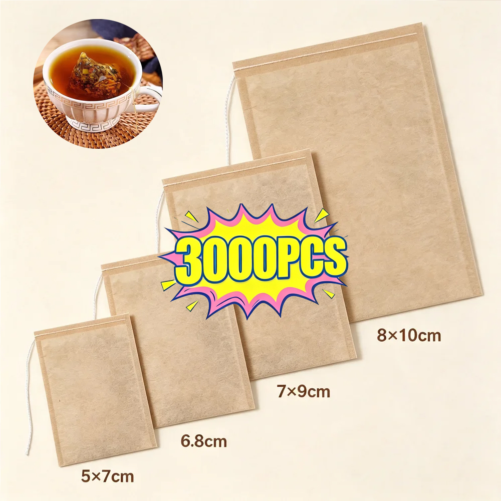 Coffee Tea Spices - 100/3000Pcs Disposable Tea Filter Bags Loose