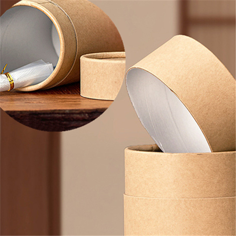 1PCS New Kraft Paperboard Tube - огляд і ціна Coffee Tea Gift