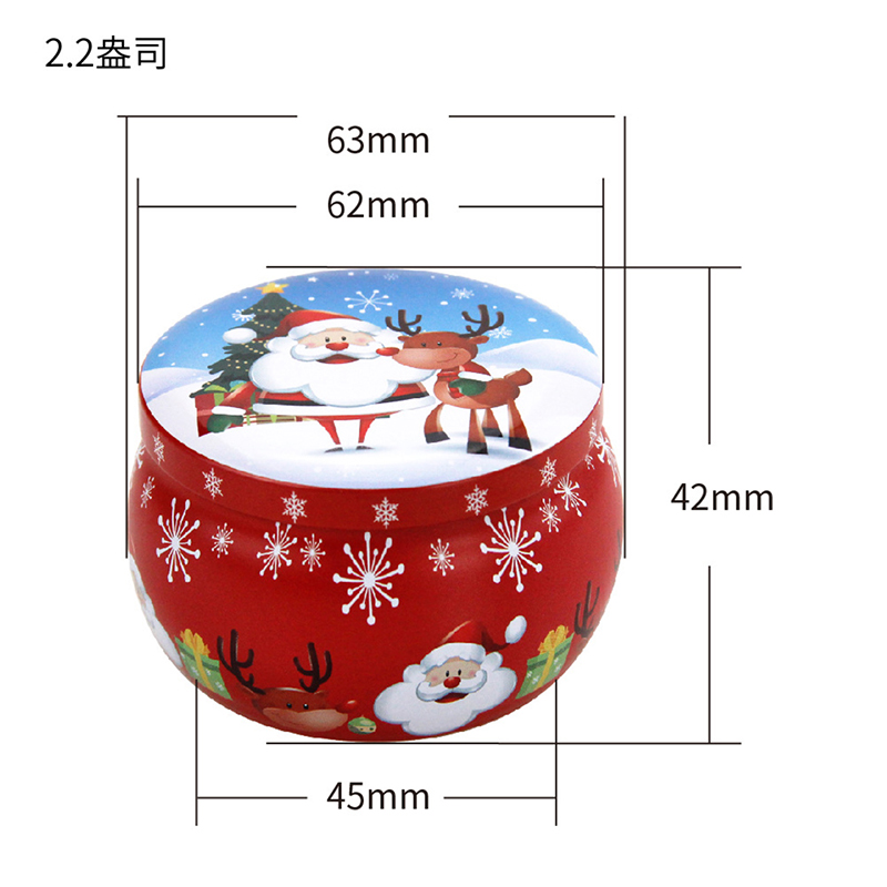 Mini Christmas Metal Tin Jars  - огляд і ціна Coffee Tea Spices