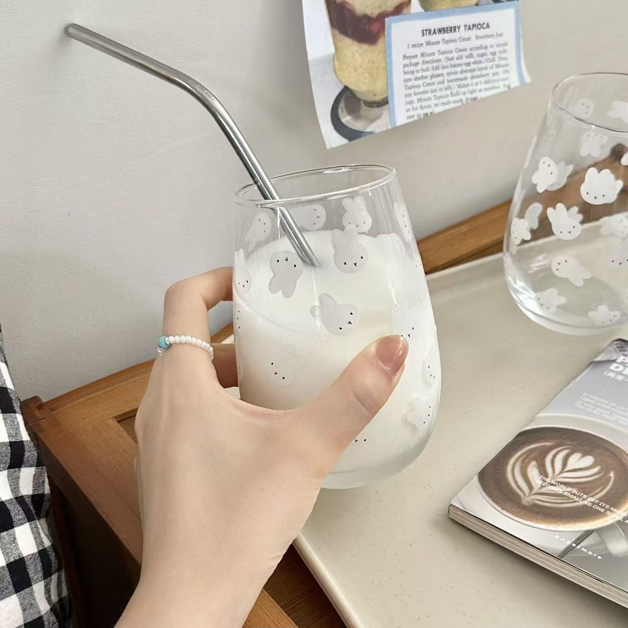 Cute Miffy Rabbit Printed Glas - огляд і ціна Coffee Tea Gift
