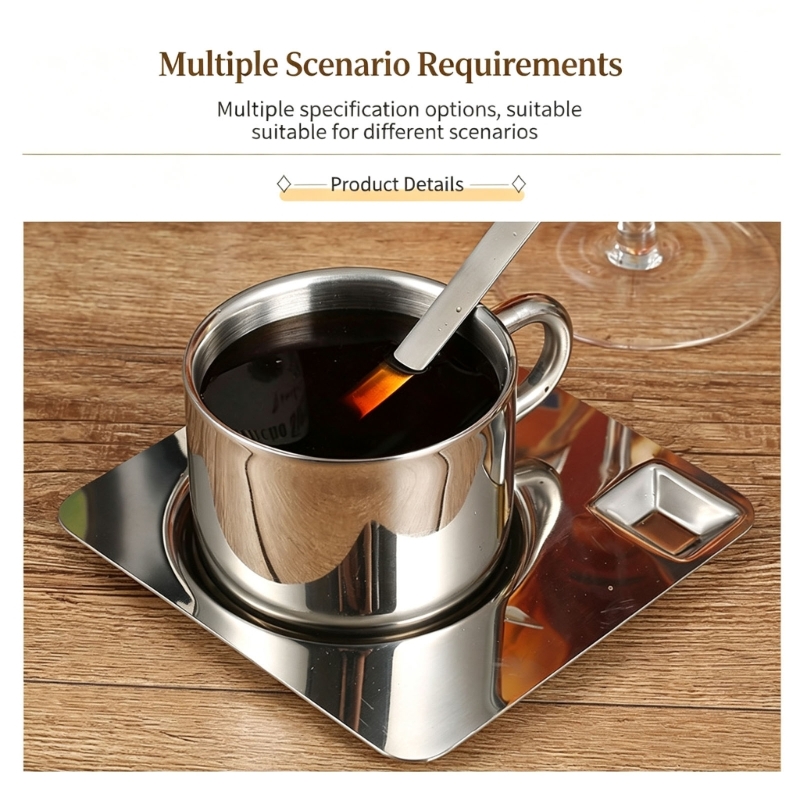 Metal Coffee Cup Set for Daily - огляд і ціна Coffee Tea Break