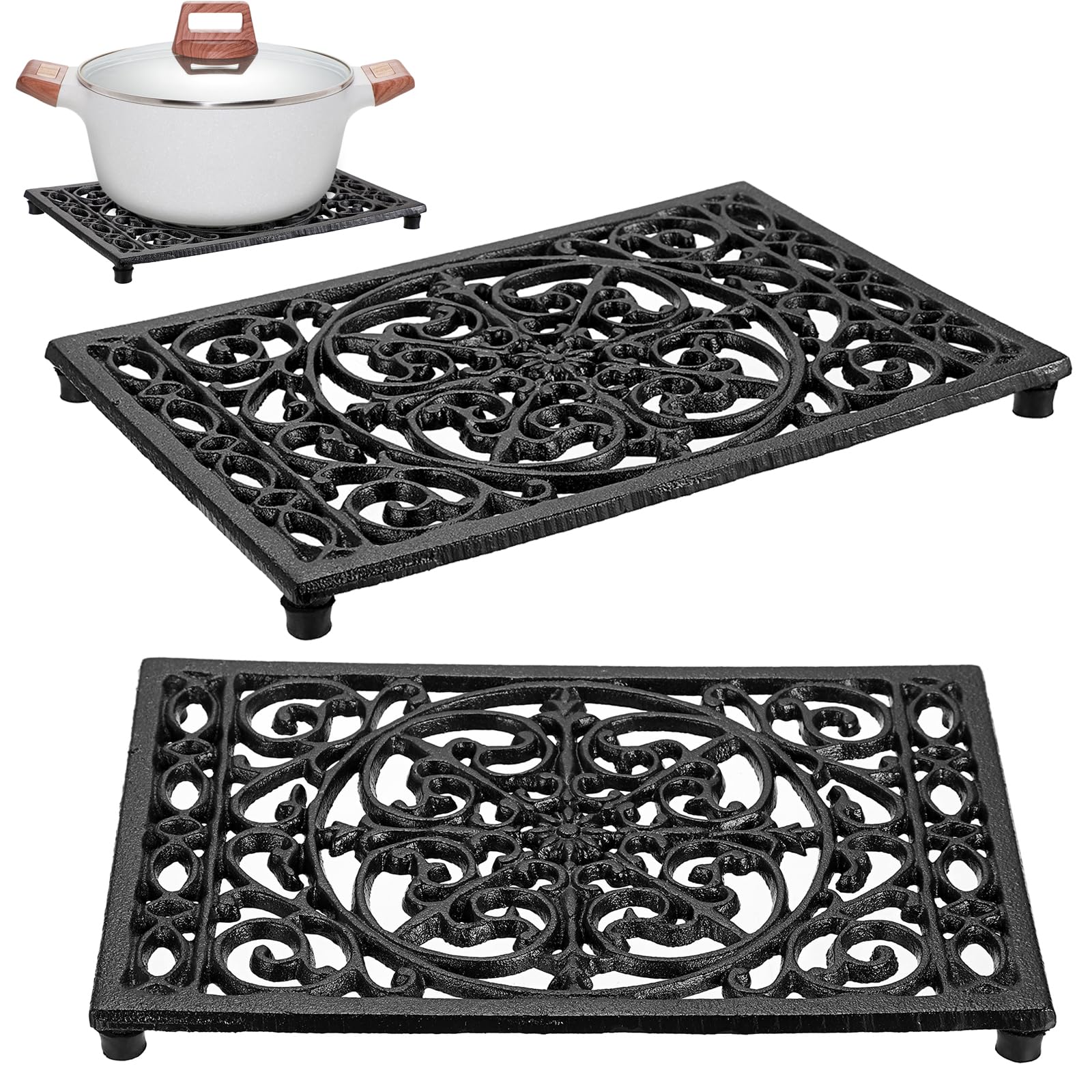 Rectangle Cast Iron Trivet Hea - огляд і ціна Cast Iron Teapot