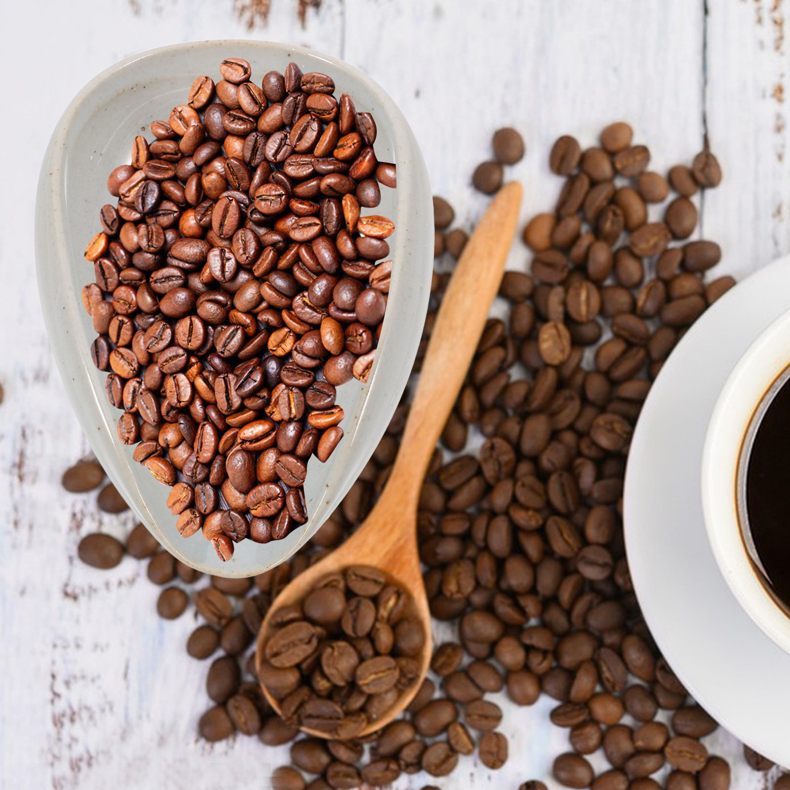 Ceramic Coffee Bean Dosing Tra - огляд і ціна Coffee Tea And Bean Leaf