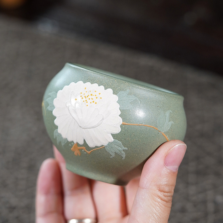 Yixing Zisha Handmade Peony Ar - огляд і ціна Gongfu Tea Set