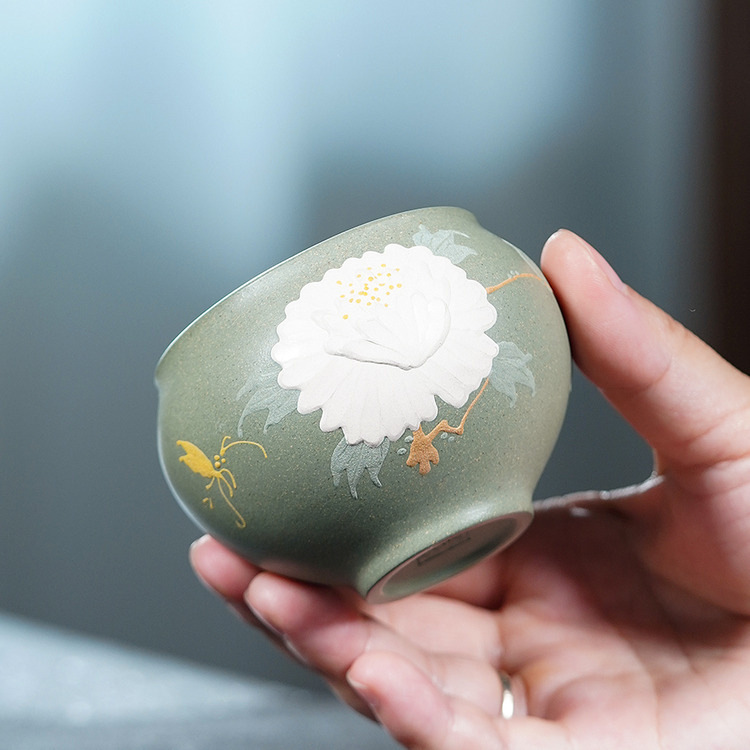 Yixing Zisha Handmade Peony Ar - огляд і ціна Gongfu Tea Set
