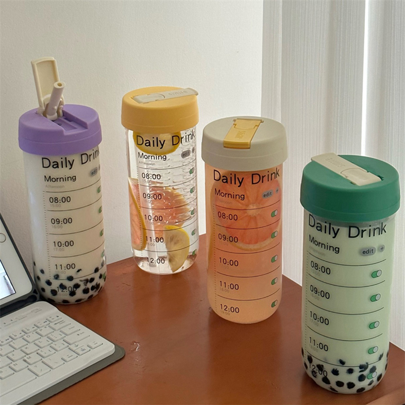 Glass Water Bottle With Time M - огляд і ціна Coffee Tea Equipment