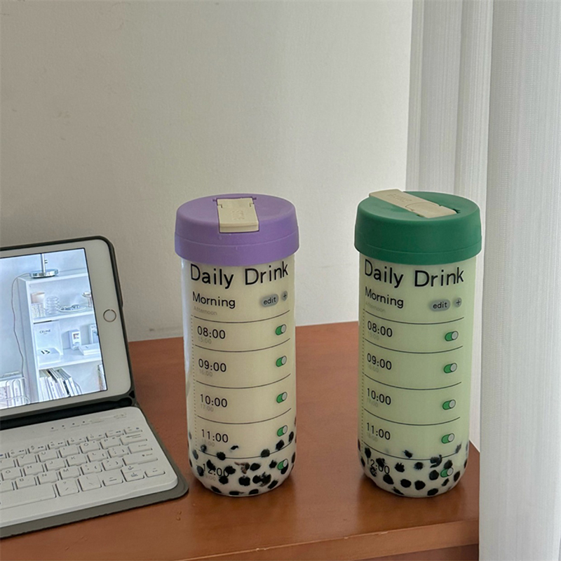 Glass Water Bottle With Time M - огляд і ціна Coffee Tea Equipment