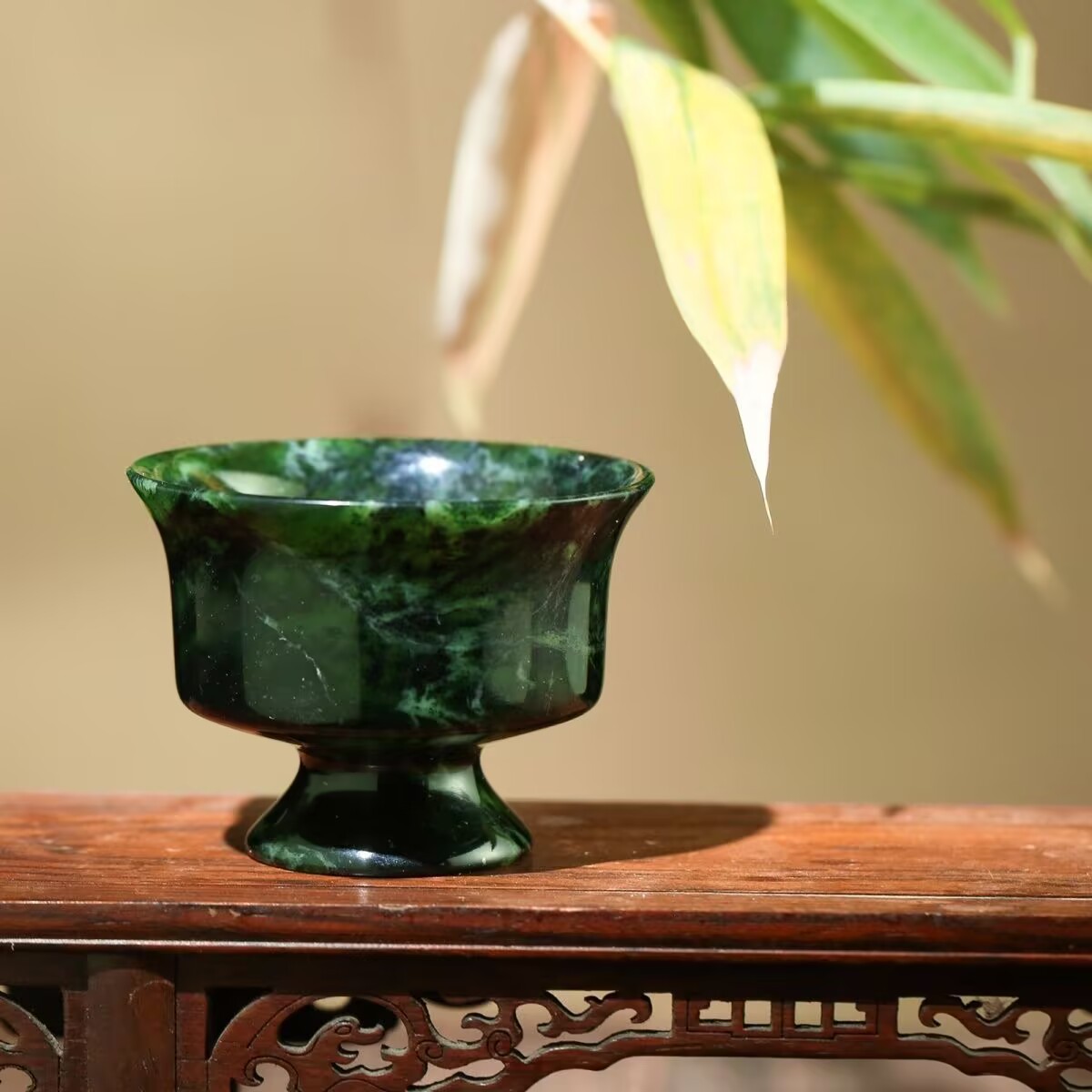 Natural Green Jade Teacup Ston - огляд і ціна Gongfu Tea Set