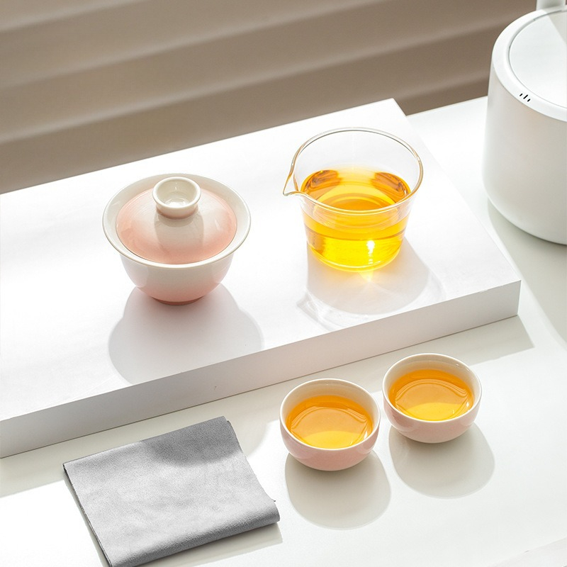 Gradient Ash Glaze Ceramic Tea - огляд і ціна Gongfu Tea Set