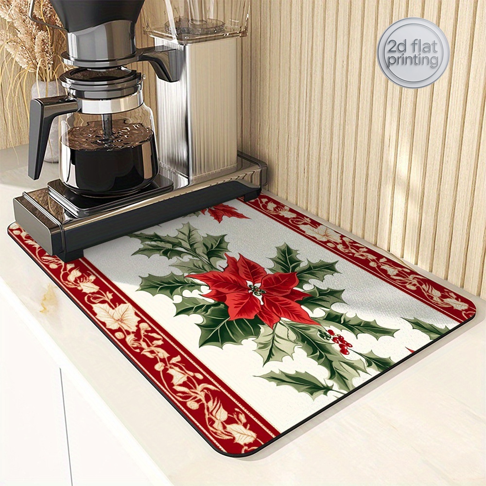 1pc Christmas Poinsettia Holly - огляд і ціна Tea Coffee Utensils