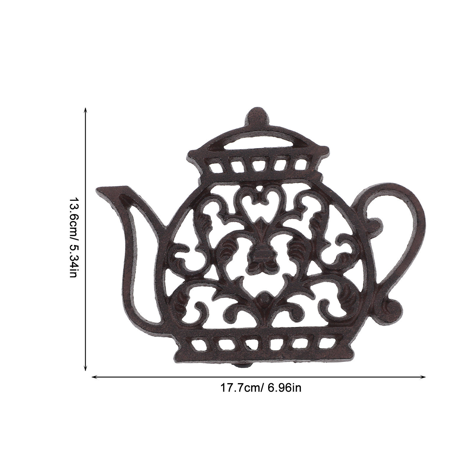 Teapot Shaped Cast Iron Trivet - огляд і ціна Cast Iron Teapot