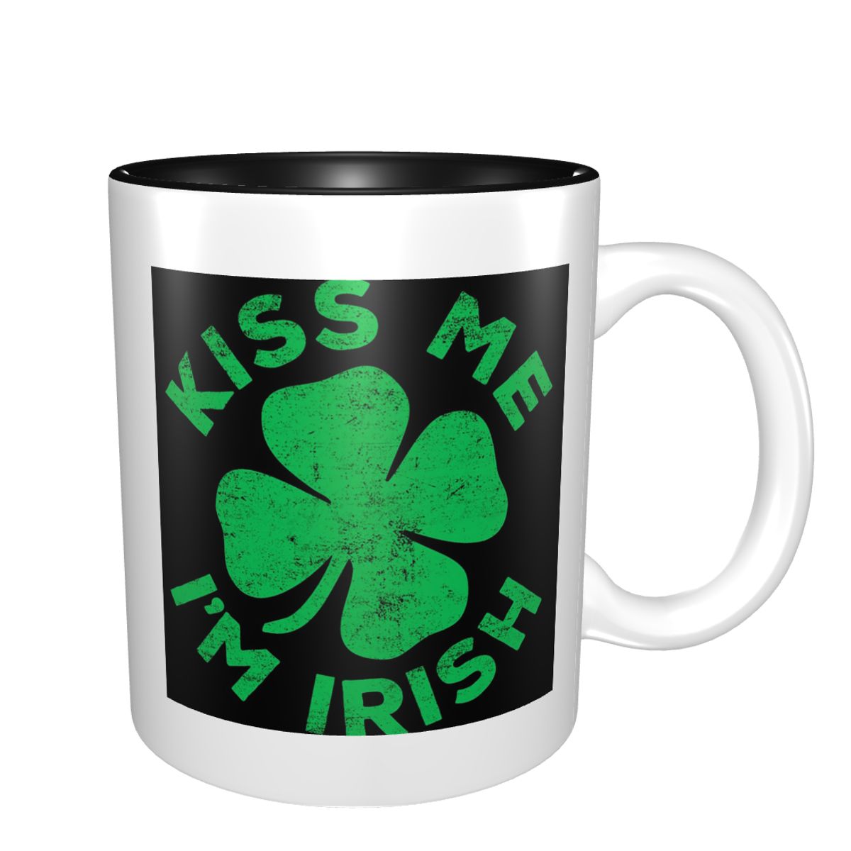 Kiss Me I'm Irish Mug Funny Ce - огляд і ціна Coffee Tea And Me