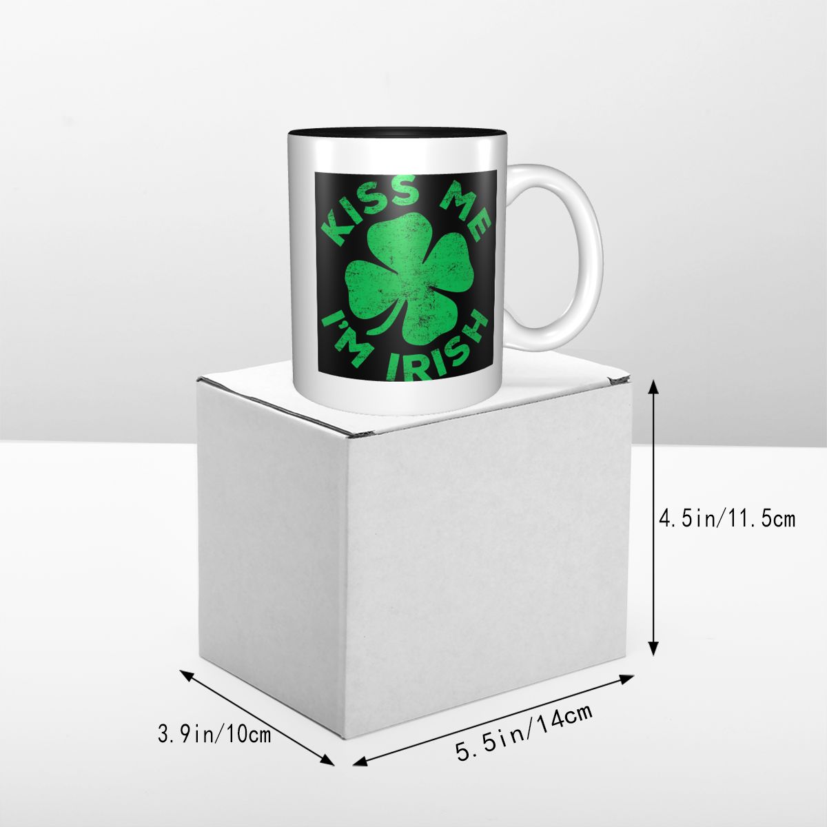 Kiss Me I'm Irish Mug Funny Ce - огляд і ціна Coffee Tea And Me