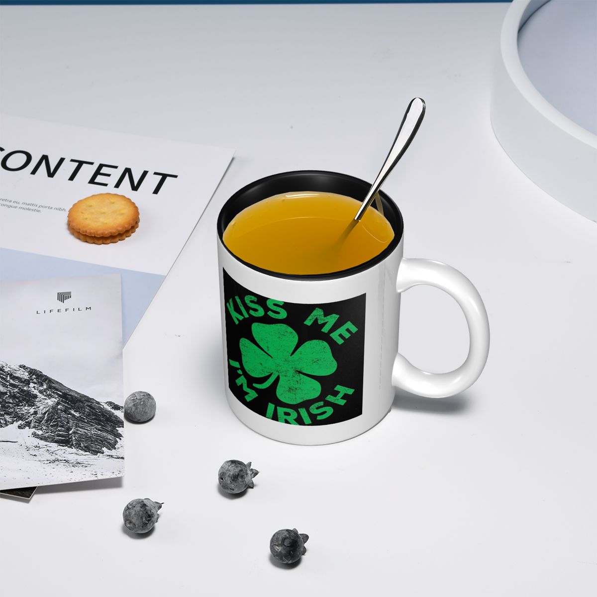 Kiss Me I'm Irish Mug Funny Ce - огляд і ціна Coffee Tea And Me