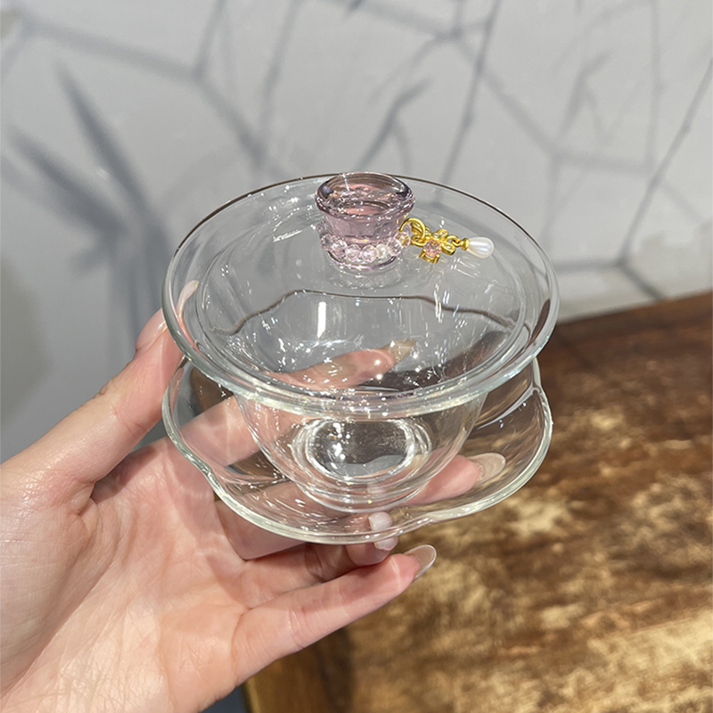 Pink High Borosilicate Glass G - огляд і ціна Gongfu Tea Set