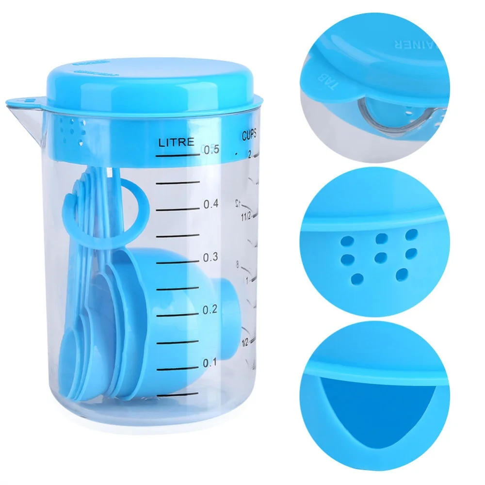 7 Pieces / Set Plastic Measuri - огляд і ціна Tea Coffee Utensils