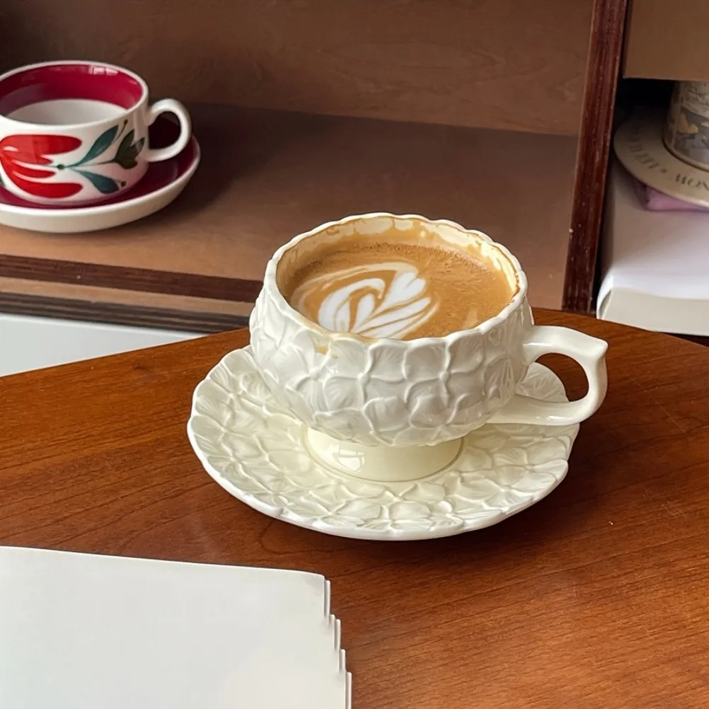 French Cream Relief Coffee Cup - огляд і ціна Coffee Tea Gift