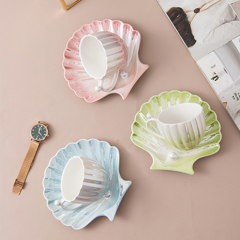 Pearl Shell Design Ceramics Mu - огляд і ціна Best Tea Coffee
