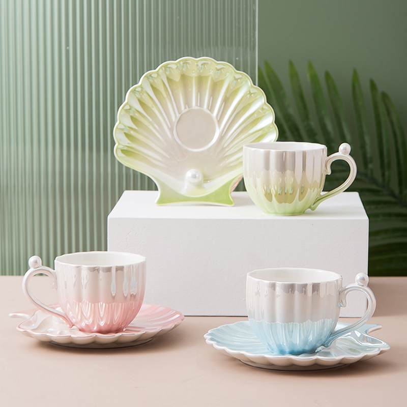 Pearl Shell Design Ceramics Mu - огляд і ціна Best Tea Coffee