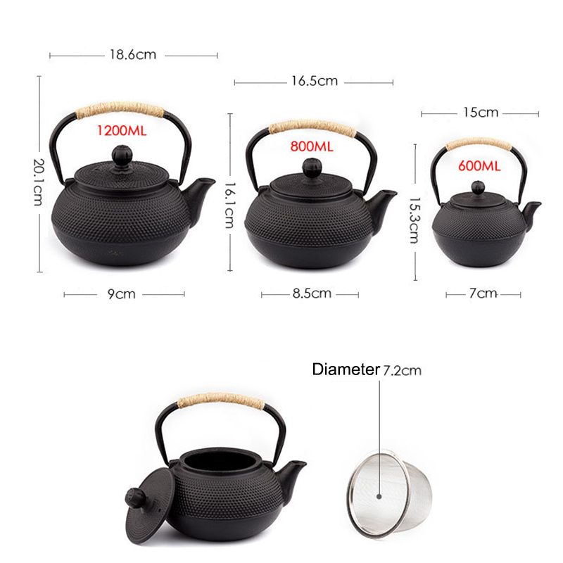 UPORS Japanese Iron Tea Pot wi - огляд і ціна Cast Iron Teapot