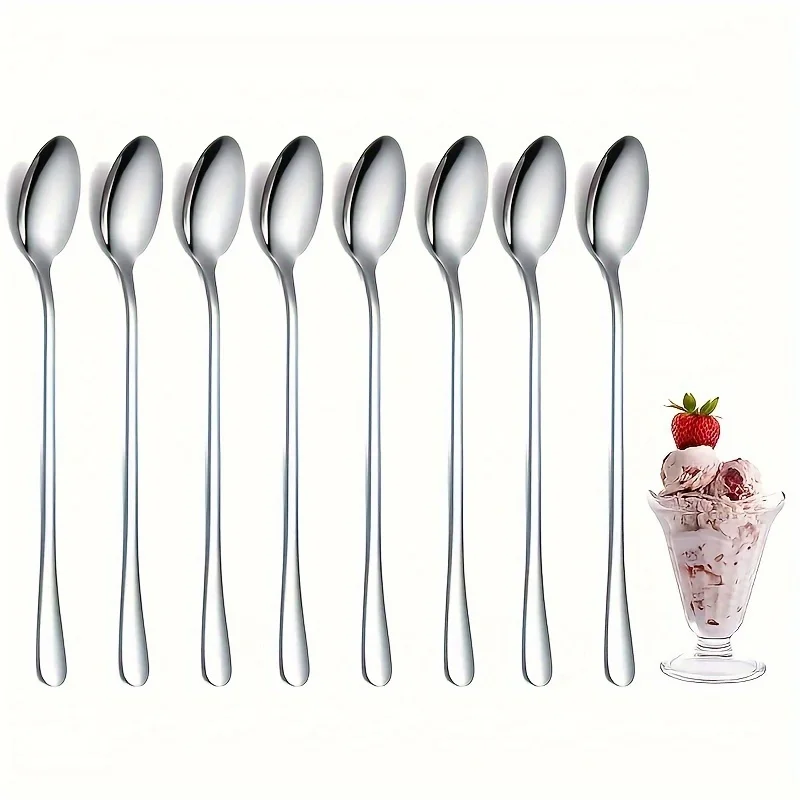 Stainless Steel 1/10pcs Long H - огляд і ціна Tea Coffee Utensils