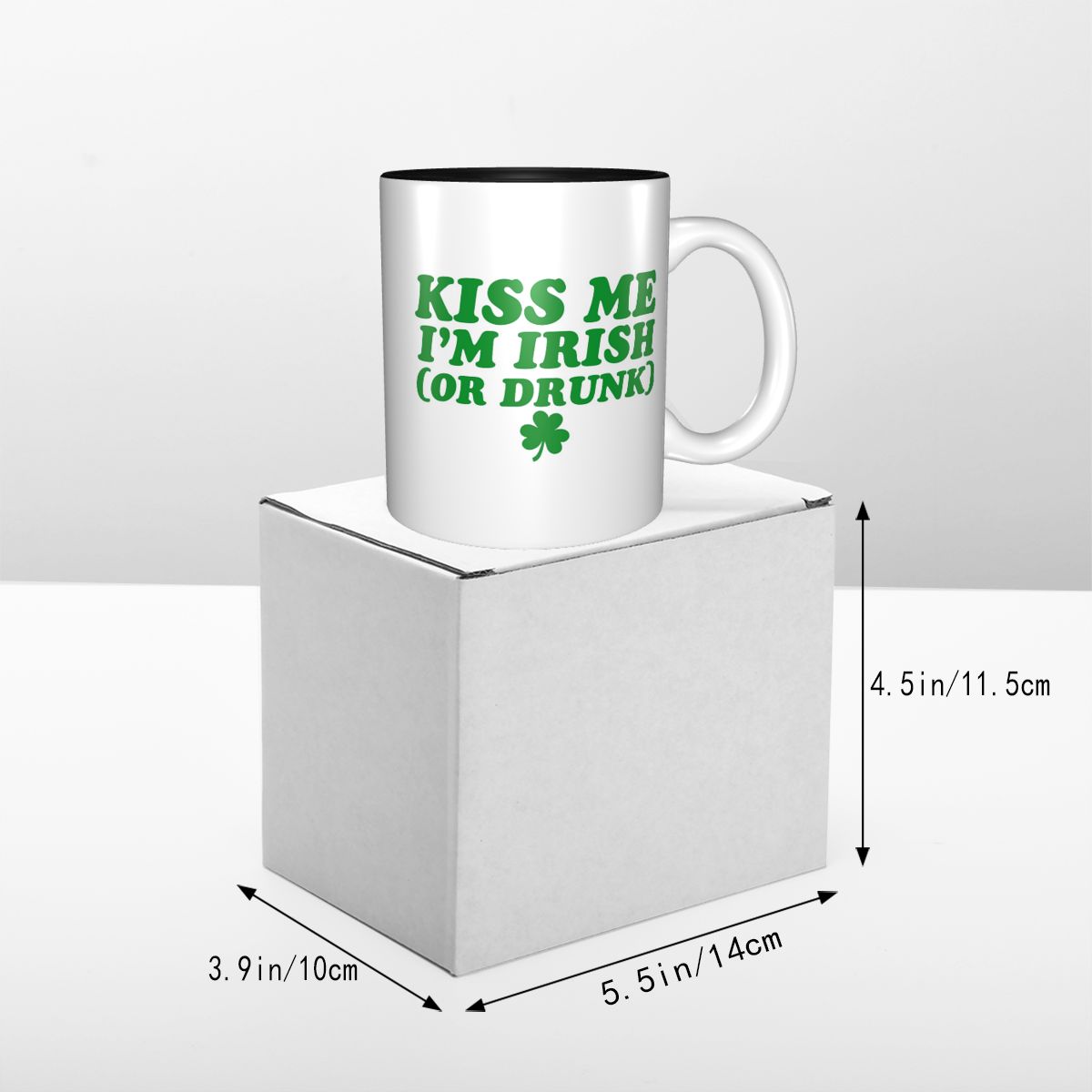 Kiss Me I'm Irish Mug Funny Ce - огляд і ціна Coffee Tea And Me
