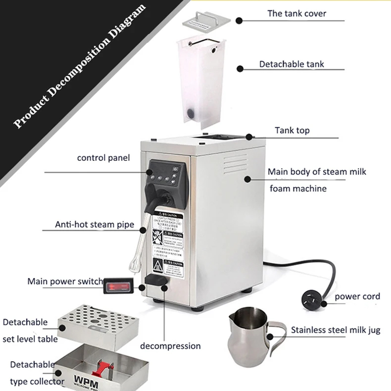 Boiling Water Machine Milk Bub - огляд і ціна Coffee Tea Equipment