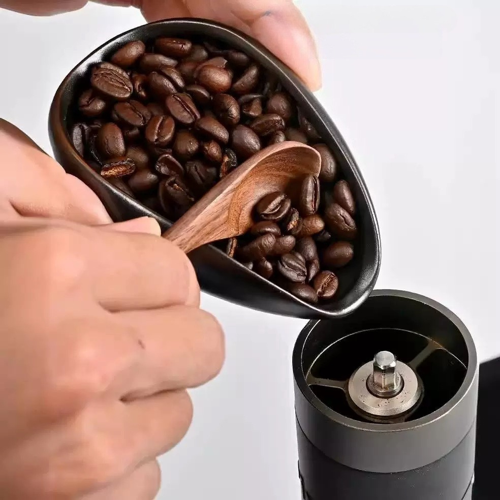 Ceramic Coffee Bean Dosing Tra - огляд і ціна Coffee Tea And Bean Leaf