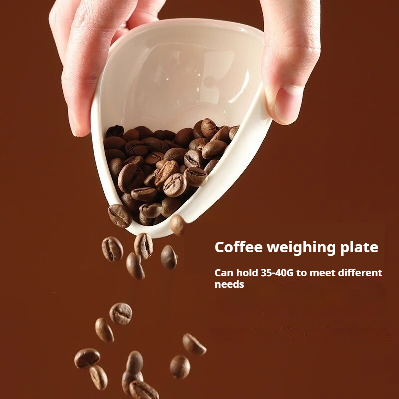 Ceramic Coffee Bean Dosing Tra - огляд і ціна Coffee Tea And Bean Leaf