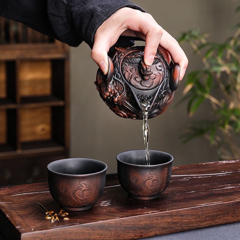 Chinese purple pottery handmad - огляд і ціна Gongfu Tea Set