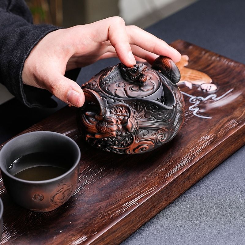 Chinese purple pottery handmad - огляд і ціна Gongfu Tea Set