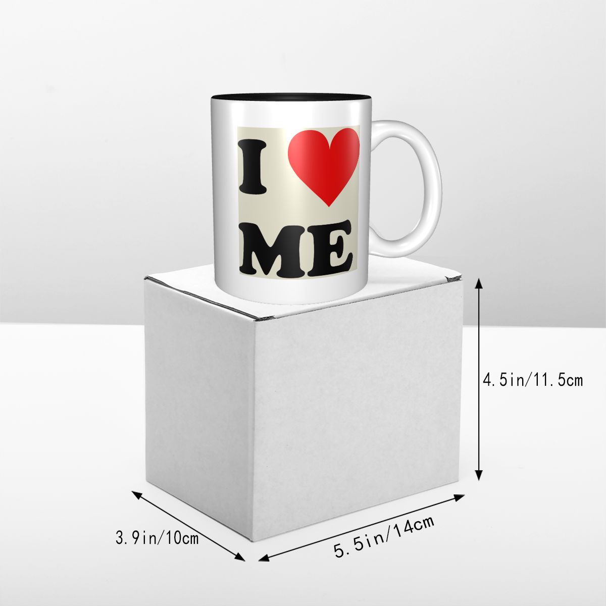 I Love Me Heart Mug Funny Cera - огляд і ціна Coffee Tea And Me