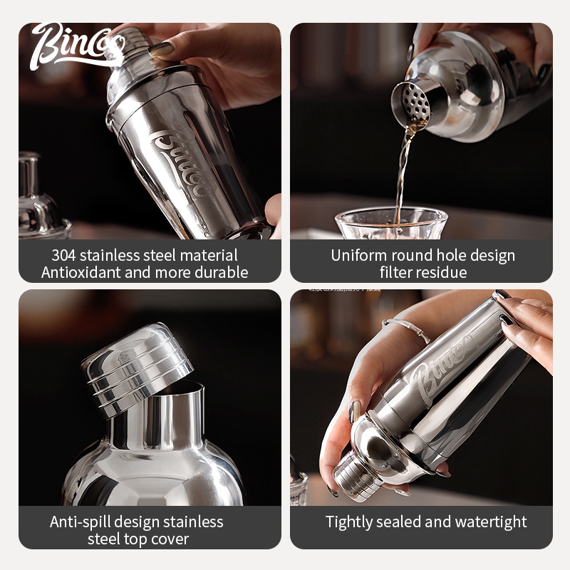 BINCOO Stainless Steel Shaker  - огляд і ціна Coffee Tea Equipment