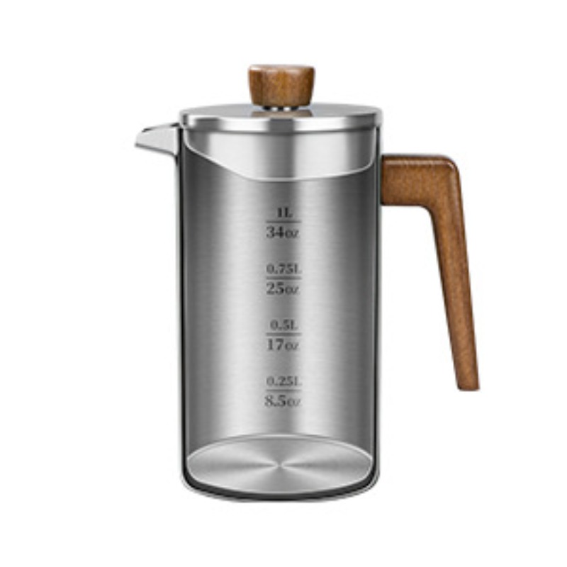 JUSTINLAU 1000ml Stainless Ste - огляд і ціна French Press Coffee & Tea