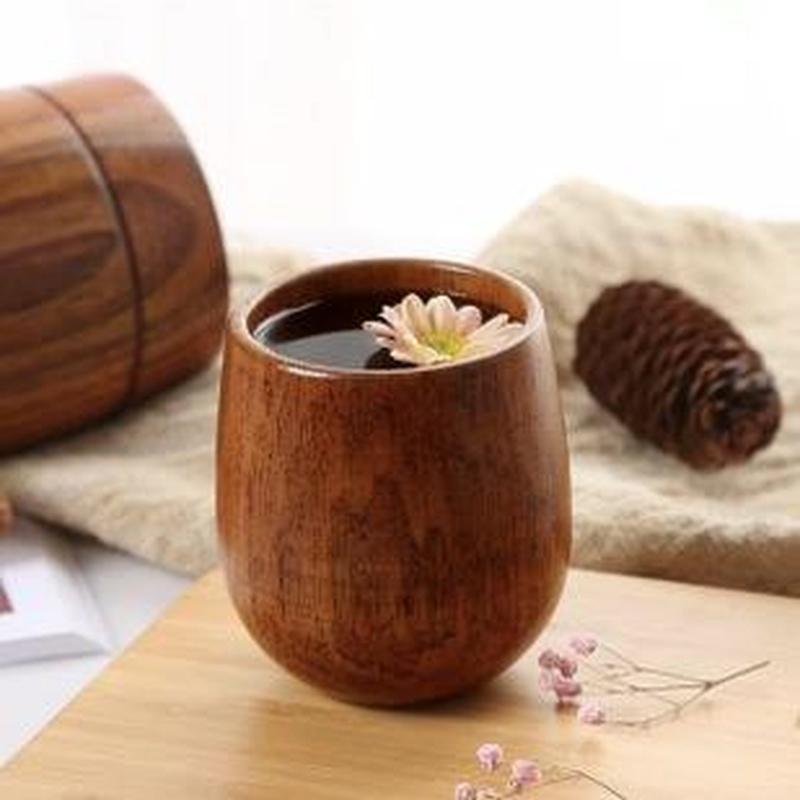 Nordic Big Belly Cup Wooden Cu - огляд і ціна Mug Tea Coffee