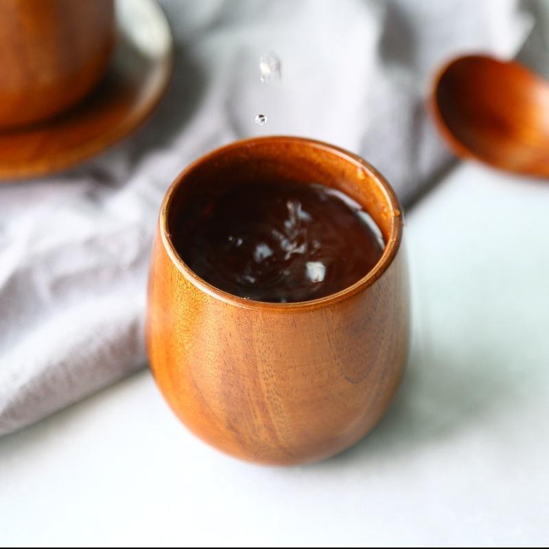 Nordic Big Belly Cup Wooden Cu - огляд і ціна Mug Tea Coffee