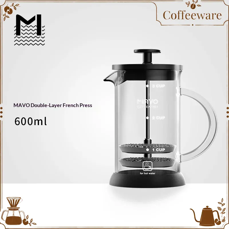 MAVO French Press Coffee Maker - огляд і ціна French Press Coffee & Tea