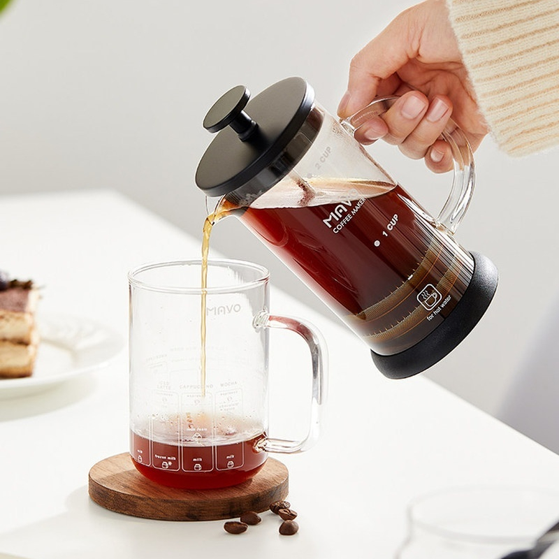 MAVO French Press Coffee Maker - огляд і ціна French Press Coffee & Tea