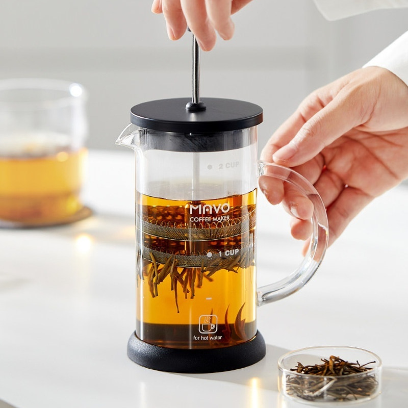 MAVO French Press Coffee Maker - огляд і ціна French Press Coffee & Tea