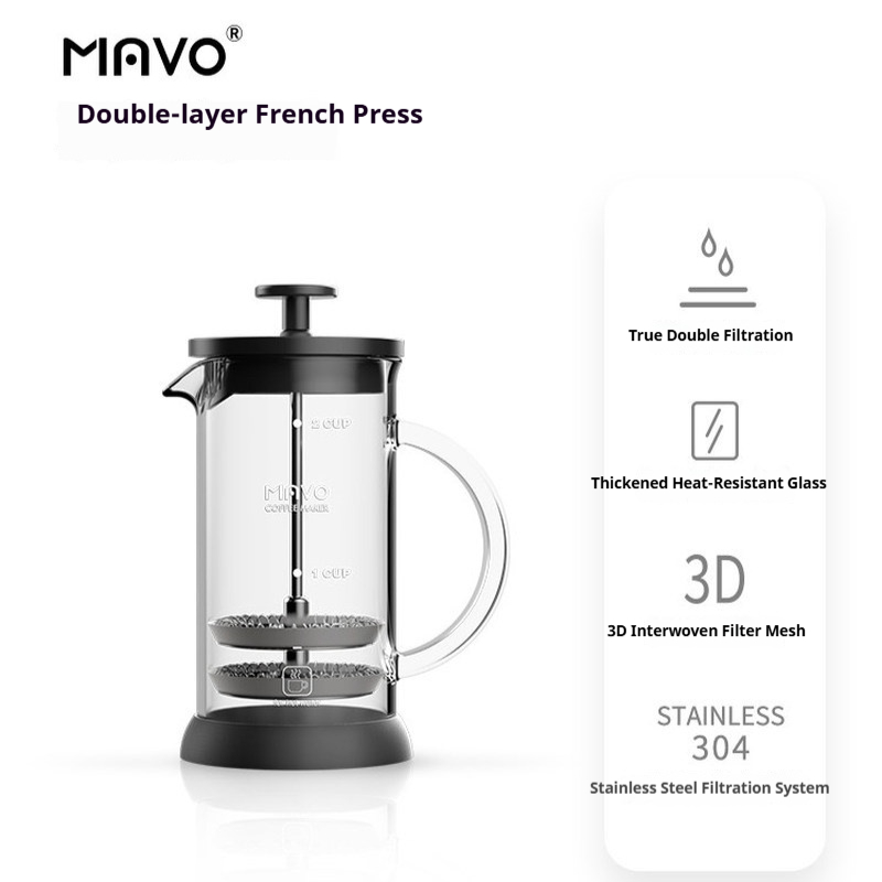 MAVO French Press Coffee Maker - огляд і ціна French Press Coffee & Tea