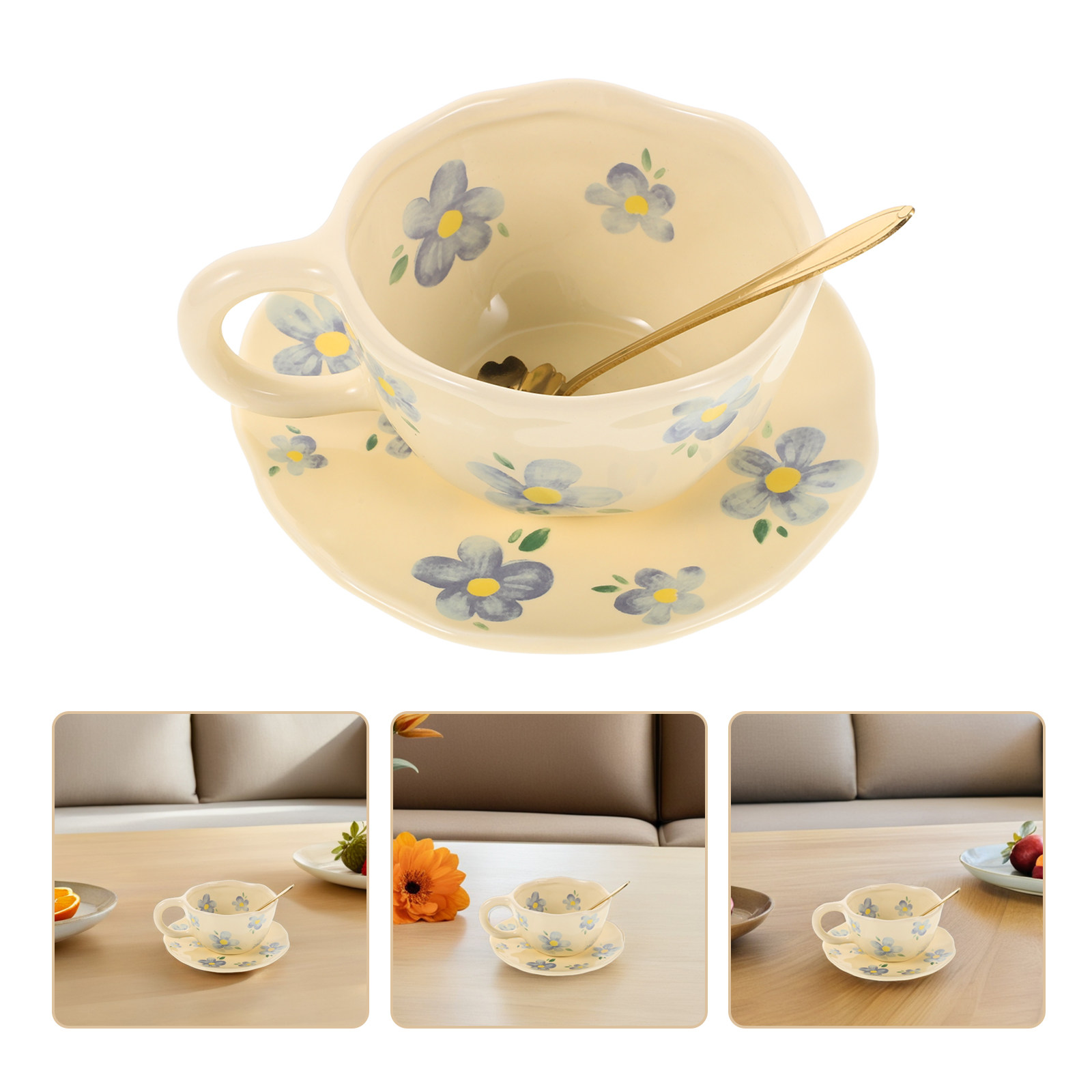 1Set Creative Ceramic Coffee C - огляд і ціна Coffee Tea Break