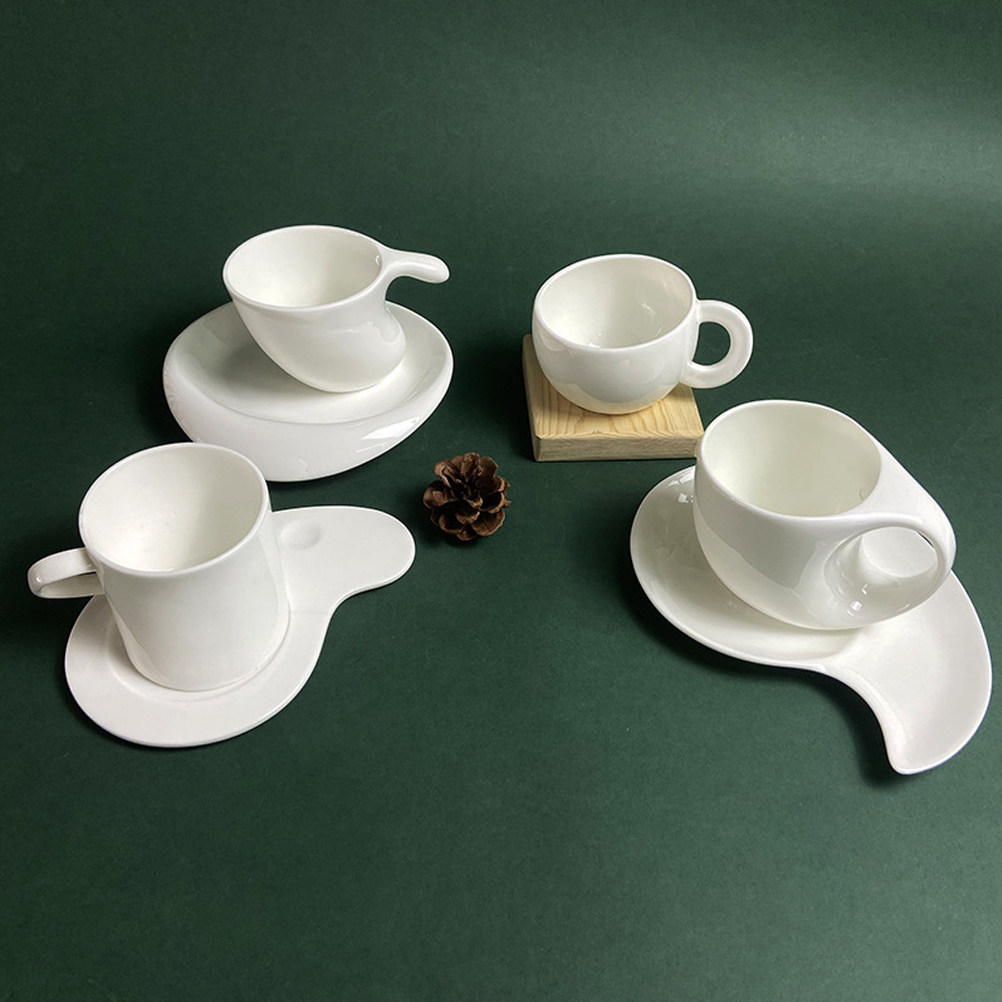 1Set Ceramic Coffee Cup Saucer - огляд і ціна Coffee Tea Gift