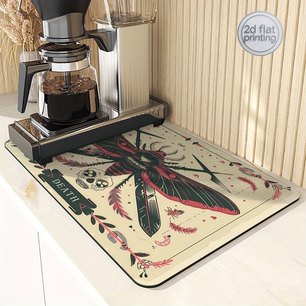 1pc  Card Moth Skull Gothic Ab - огляд і ціна Tea Coffee Utensils