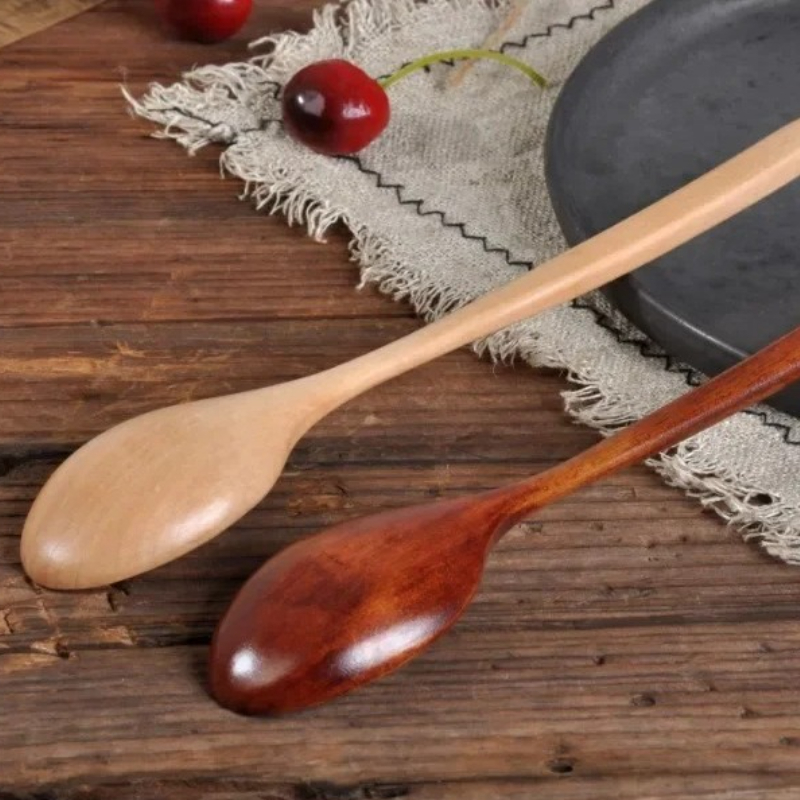 1/2Pc Wooden Spoon Tableware K - огляд і ціна Tea Coffee Utensils