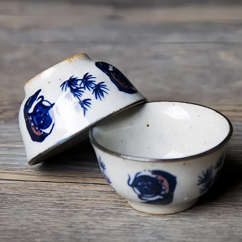 1PC 30ml Hand-Painted Chinese  - огляд і ціна Gongfu Tea Set