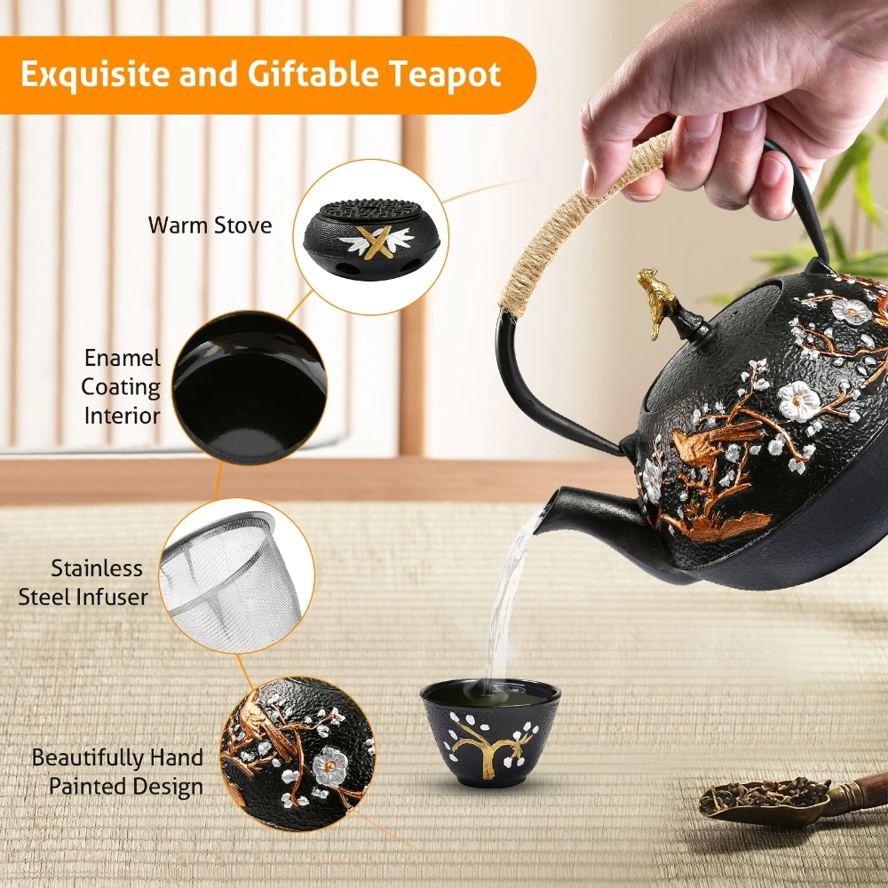 Cast Iron Teapot Set with Alco - огляд і ціна Cast Iron Teapot